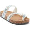 Top Moda Amara Toe Loop Sandal In Multi