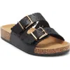 Top Moda Cory Slide Sandal In Black