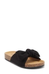 Top Moda Cory Slide Sandal In Black