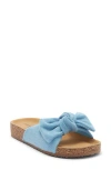 Top Moda Cory Slide Sandal In Blue