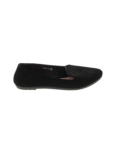Pre-owned Top Moda Flats Black Shoes
