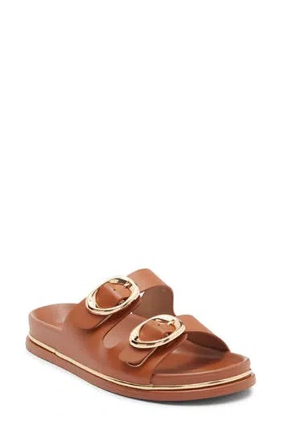 Top Moda Maven Slide Sandal In Brown