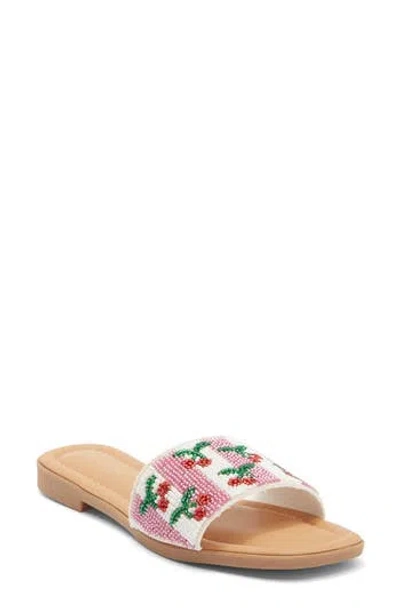 Top Moda Rae Beaded Slide Sandal