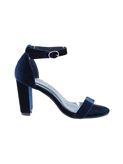 Pre-owned Top Moda Sandals Blue Shoes