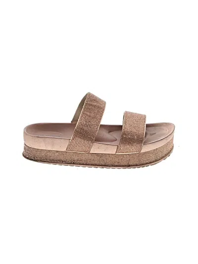 Pre-owned Top Moda Sandals Tan Shoes