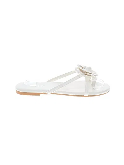 Pre-owned Top Moda Sandals White Shoes