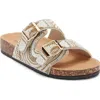 Top Moda Spring Slide Sandal In Multi