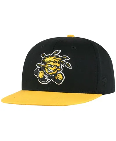 Top Of The World Kids' Big Boys And Girls Black Wichita State Shockers Victory Maverick Snapback Hat