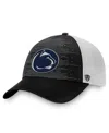 Top Of The World Big Boys And Girls Gray Penn State Nittany Lions Crushed Meshback Adjustable Hat In Black