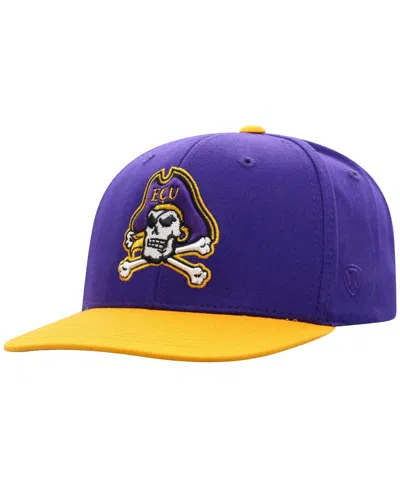 Top Of The World Kids' Big Boys And Girls Purple Ecu Pirates Victory Maverick Snapback Hat In Pink