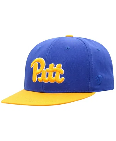 Top Of The World Kids' Big Boys And Girls Royal Pitt Panthers Victory Maverick Snapback Hat In Blue