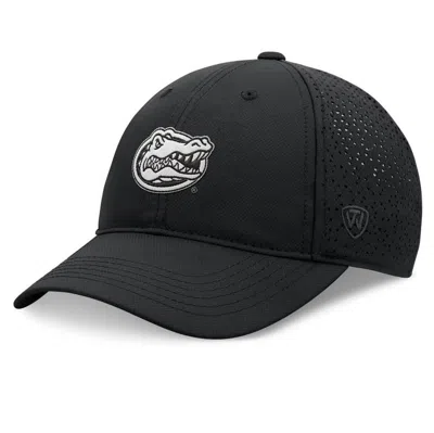 Top Of The World Black Florida Gators Liquesce Trucker Adjustable Hat