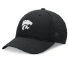 TOP OF THE WORLD TOP OF THE WORLD BLACK KANSAS STATE WILDCATS LIQUESCE TRUCKER ADJUSTABLE HAT