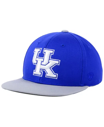 Top Of The World Boys' Kentucky Wildcats Maverick Snapback Cap In Royalblue,gray