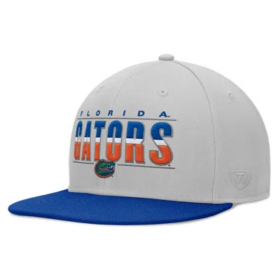 Top Of The World Gray Florida Gators Hudson Snapback Hat