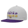 TOP OF THE WORLD TOP OF THE WORLD GRAY LSU TIGERS HUDSON SNAPBACK HAT