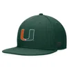 TOP OF THE WORLD TOP OF THE WORLD GREEN MIAMI UNIVERSITY REDHAWKS FITTED HAT