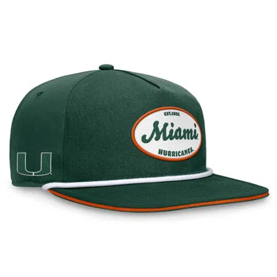 Top Of The World Green Miami University Redhawks Iron Golfer Adjustable Hat In Field Gree