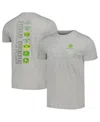 Top Of The World Men's And Women's  Heather Gray John Deere Classic Trademark History T-shirt In Heather Gray