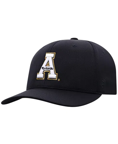 Top Of The World Men's Black Appalachian State Mountaineers Reflex Flex Hat