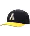 Top Of The World Men's Black Appalachian State Mountaineers Reflex Two-tone Flex Hat In Black