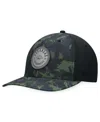 Top Of The World Men's Black Arkansas Razorbacks Oht Military Appreciation Camo Render Flex Hat In Black