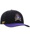 Top Of The World Men's Black Ecu Pirates Reflex Fitted Hat In Black