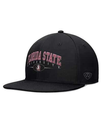 Top Of The World Men's Black Florida State Seminoles Bullpen Snapback Hat