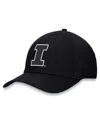 Top Of The World Men's Black Illinois Fighting Illini Spacer Flex Hat In Black