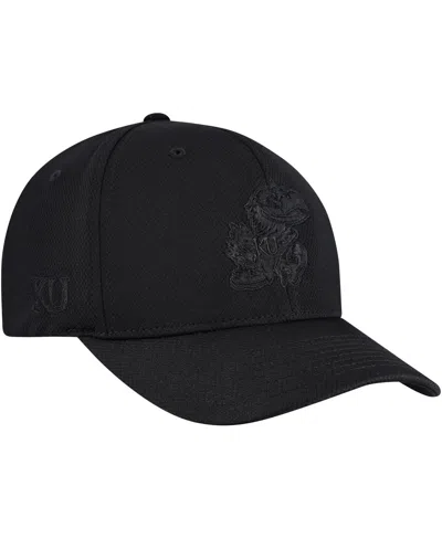 Top Of The World Men's Black Kansas Jayhawks Reflex Performance Flex Hat