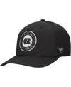 Top Of The World Men's Black North Carolina Tar Heels Abbot Patch Stretch Fit Hat In Black