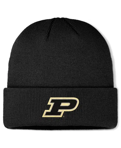 Top Of The World Men's Black Purdue Boilermakers Logo Cuffed Knit Hat