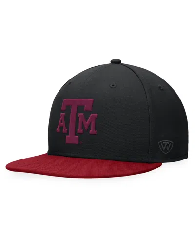 Top Of The World Men's Black Texas A&m Aggies Fitted Hat