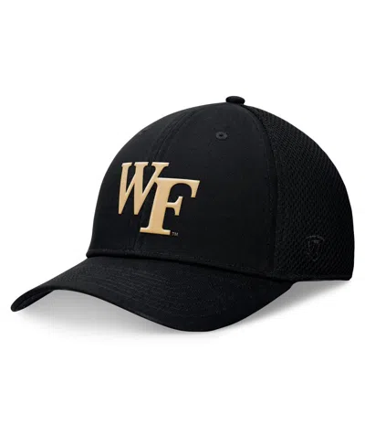 Top Of The World Men's Black Wake Forest Demon Deacons Spacer Flex Hat