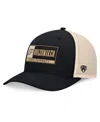 Top Of The World Men's Black/natural Purdue Boilermakers Bennett Trucker Adjustable Hat In Black,natural