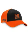 Top Of The World Men's Black/orange Oregon State Beavers Origin Trucker Adjustable Hat In Black,orange