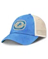Top Of The World Men's Blue Detroit Lions Team Patch Adjustable Hat In Blue,natural