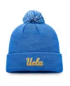 Top Of The World Men's Blue Ucla Bruins Team Logo Cuffed Knit Pom With Hat In Blue