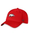 Top Of The World Men's Cardinal Arkansas Razorbacks Reflex 2.0 Flex Fit Hat