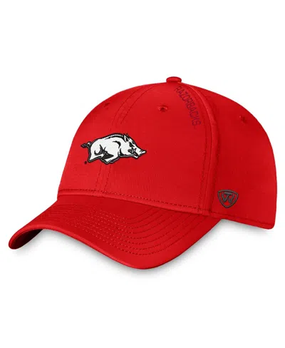 Top Of The World Men's Cardinal Arkansas Razorbacks Reflex 2.0 Flex Fit Hat