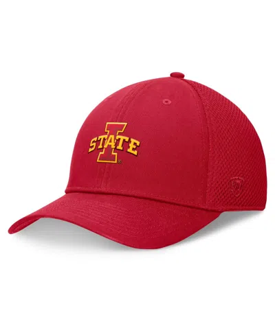 Top Of The World Men's Cardinal Iowa State Cyclones Spacer Flex Hat