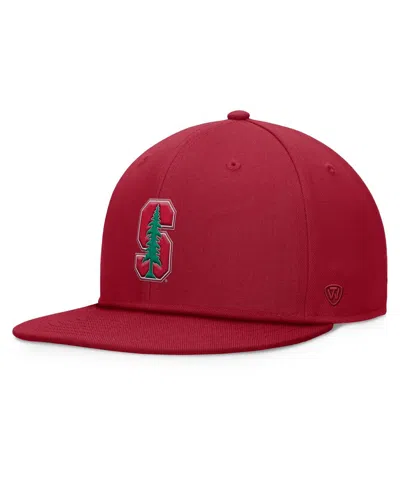 Top Of The World Men's Cardinal Stanford Cardinal Fundamental Snapback Hat In Burgundy