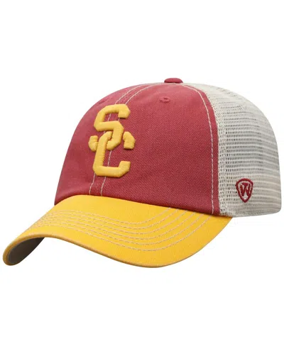 Top Of The World Men's Cardinal Usc Trojans Off Road Adjustable Trucker Hat