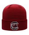 Top Of The World Men's Garnet South Carolina Gamecocks Logo Cuffed Knit Hat In Red