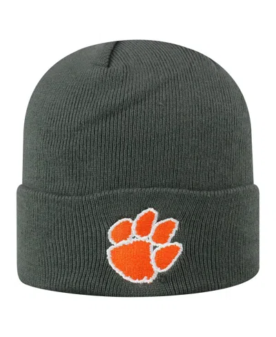 Top Of The World Men's Gray Clemson Tigers Logo Cuffed Knit Hat