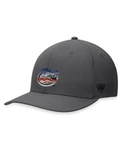 Top Of The World Men's Gray Florida Gators Iron Flex Hat
