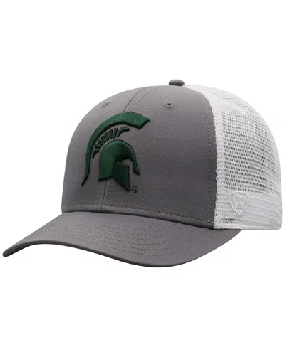 Top Of The World Men's Gray Michigan State Spartans Trucker Adjustable Hat