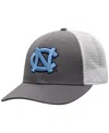 Top Of The World Men's Gray North Carolina Tar Heels Trucker Adjustable Hat In Gray