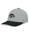 Top Of The World Men's Gray/black Iowa Hawkeyes Mick Flex Hat In Gray,black