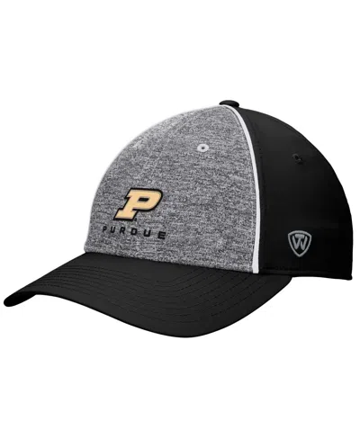 Top Of The World Men's Gray/black Purdue Boilermakers Nimble Adjustable Hat